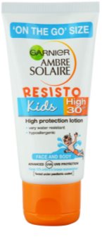 Garnier Ambre Solaire Resisto Kids lapte protector pentru copii SPF 30