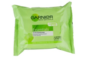Garnier Essentials Cleansing Wipes for Normal and Combination Skin
