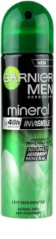 Garnier Men Mineral Invisible spray anti-perspirant