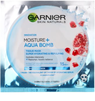 Garnier Skin Naturals Moisture+Aqua Bomb super hydratační vyplňující textilní maska