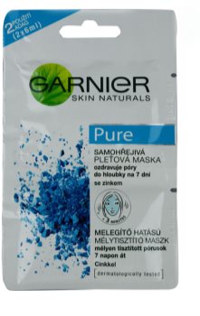Garnier Pure maska za obraz za problematično kožo, akne