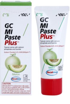 GC MI Paste Plus Melon schützende remineralisierende Zahncreme für empfindliche Zähne mit Fluor