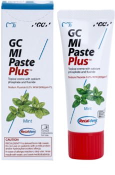 GC MI Paste Plus Mint Crema protectoare de remineralizare pentru dinți sensibili cu flor