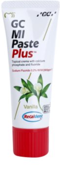 GC MI Paste Plus Vanilla crème protectrice reminéralisante pour dents sensibles au fluorure