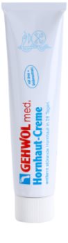 Gehwol Med crema emolienta pe pielea fierbinte