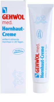 Gehwol Med crema emolienta pe pielea fierbinte