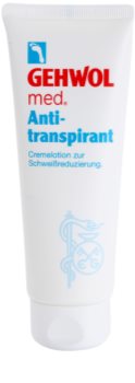 Gehwol Med Antitranspirant-Creme zur Verminderung der Schweißbildung für Füssen
