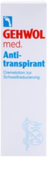 Gehwol Med Anti-Perspirant Cream that Reduces Sweating for Legs
