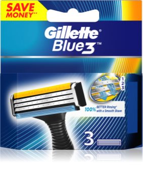 Gillette Blue 3 lames de rechange 3 pièces