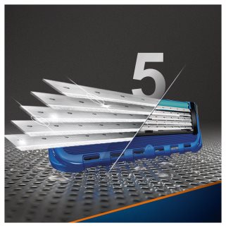 Gillette Fusion Proglide Flexball rasoir + têtes de rechange 2 pcs