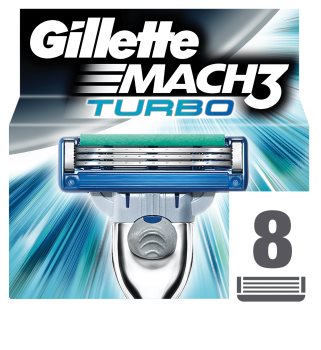 Gillette Mach 3 Turbo Vervangende Open Messen
