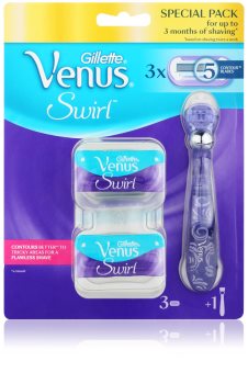 Gillette Venus Swirl Rasierer Ersatzklingen 3 pc