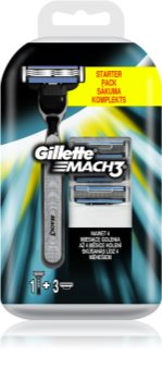 Gillette Mach 3 brivnik + nadomestne britvice 3 kos