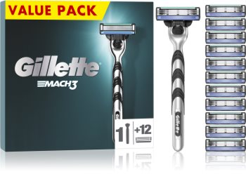 Gillette Mach 3 Rasierer + Rasierklingen