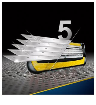 Gillette Fusion Proshield Shaver + Spare Blades 4 pcs