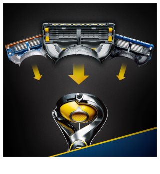 Gillette Fusion Proshield holicí strojek + náhradní břity 4 ks