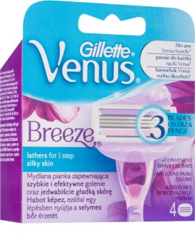 Gillette Venus Breeze recambios de cuchillas 4 uds