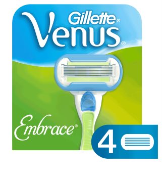 Gillette Venus Embrace recarga de lâminas 4 pçs