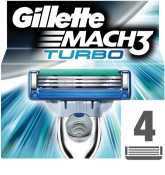 Gillette Mach 3 Turbo recarga de lâminas