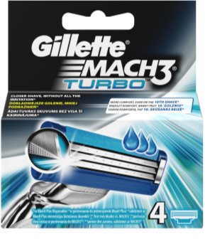 Gillette Mach 3 Turbo recarga de lâminas