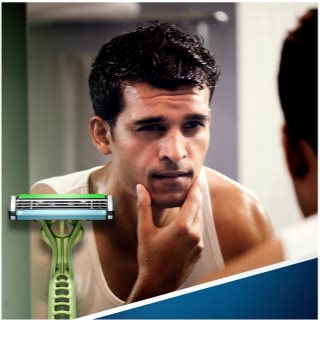 Gillette Blue 3 Sense Care brivnik za enkratno uporabo