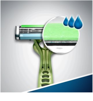 Gillette Blue 3 Sense Care brivnik za enkratno uporabo
