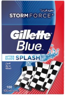 Gillette Blue Splash After Shave Water