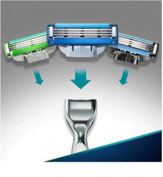 Gillette Mach 3 Turbo FCBarcelona holicí strojek + náhradní břity 4 ks