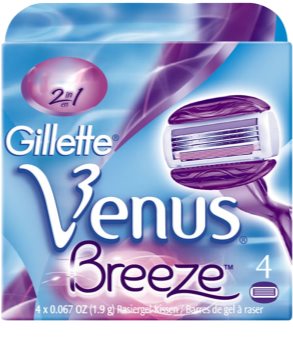 Gillette Venus Breeze recambios de cuchillas 4 uds