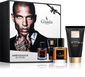 gisada ambassador for men woda perfumowana 50 ml   zestaw 