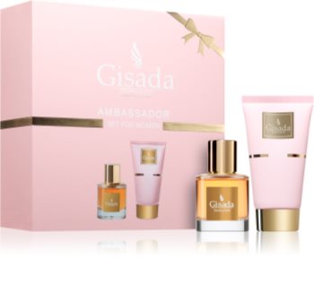 gisada ambassador for women woda perfumowana 100 ml   zestaw 