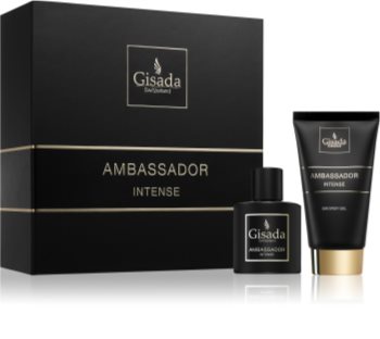 gisada ambassador intense woda perfumowana 50 ml   zestaw 