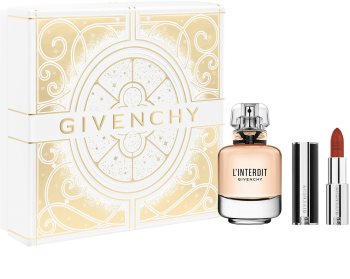 givenchy l'interdit rouge woda perfumowana 80 ml   zestaw  