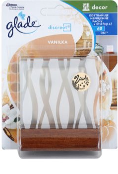 Glade Discreet Decor Lufterfrischer 8 ml +Ständer Vanilla