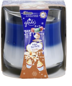 Glade Velvet Tea Party and Vanilla 2 in 1 illatos gyertya 135 g