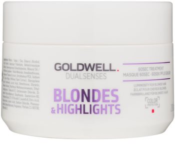 Goldwell Dualsenses Blondes & Highlights masca pentru regenerare neutralizeaza tonurile de galben