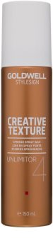 Goldwell StyleSign Creative Texture Unlimitor 4 cera de cabelo em spray