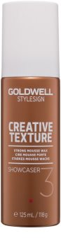 Goldwell StyleSign Creative Texture Showcaser 3 cera em mousse para cabelo