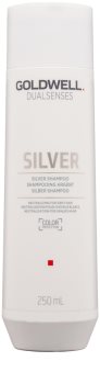 Goldwell Dualsenses Silver champú neutralizante para cabellos grises para cabello rubio y canoso