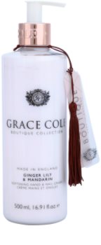 Grace Cole Boutique Ginger Lily & Mandarin crema suavizante para manos y uñas