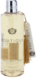 Grace Cole Boutique Orchid, Amber & Incense gel de duche e banho suave