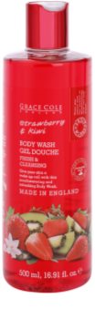 Grace Cole Fruit Works Strawberry & Kiwi osvěžující sprchový gel bez parabenů