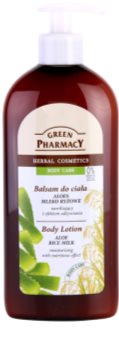 Green Pharmacy Body Care Aloe & Rice Milk vlažilni losjon za telo z hranilnim učinkom