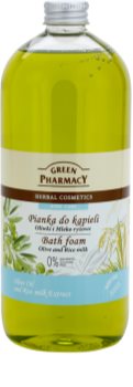 Green Pharmacy Body Care Olive & Rice Milk espuma de baño