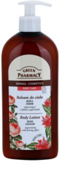 Green Pharmacy Body Care Rose & Ginger regenerierende Körpermilch mit festigender Wirkung