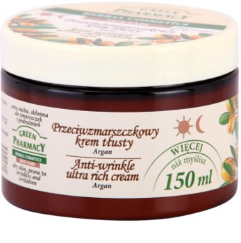 Green Pharmacy Face Care Argan hranilna krema proti gubam za suho kožo