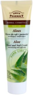 Green Pharmacy Hand Care Aloe crema hidratante y emoliente para manos y uñas
