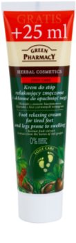 Green Pharmacy Foot Care crema pentru relaxarea picioarelor obosite si a celor predispuse la umflare