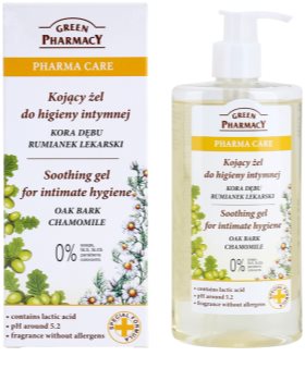 Green Pharmacy Pharma Care Oak Bark Chamomile pomirjajoči gel za intimno higieno