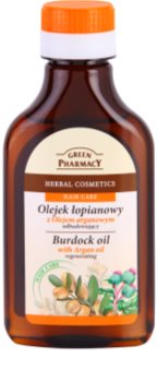 Green Pharmacy Hair Care Argan Oil lopuchový olej na vlasy s regeneračním účinkem
